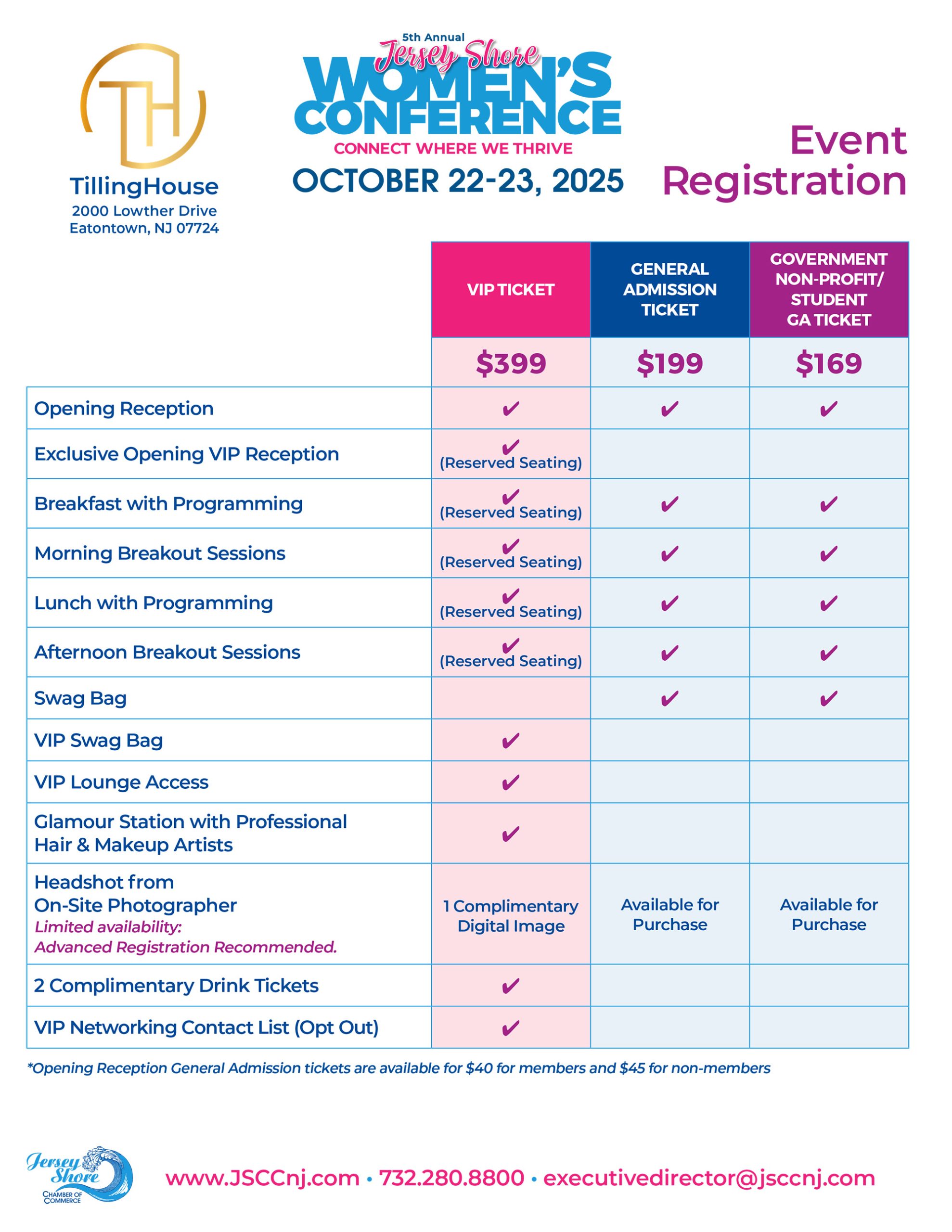 JSCC Women's Conference Registration